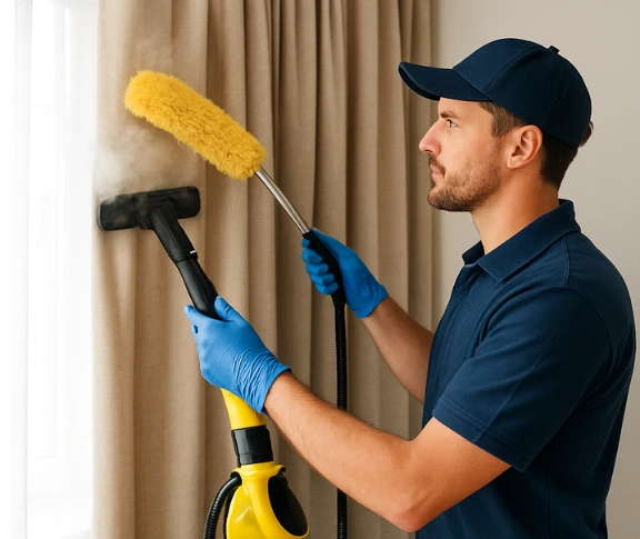 Trusted drapes cleaning technician Matty Curtain Cleaning north-shore-vic QLD